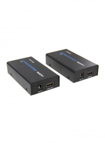 2-Piece HDMI Extender Set Black