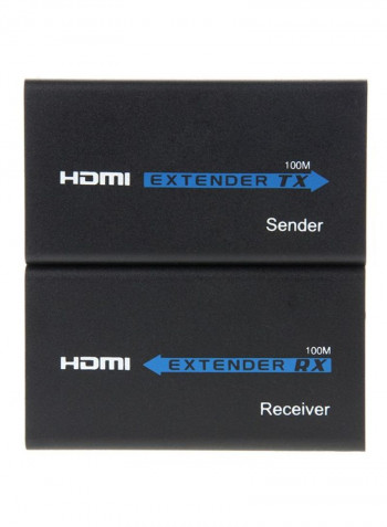 2-Piece HDMI Extender Set Black