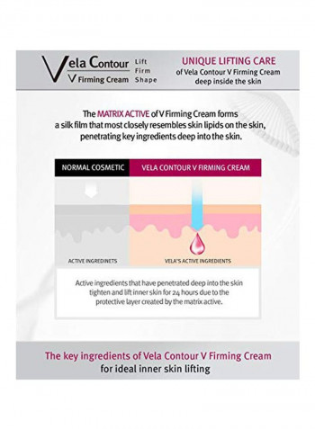 Vela Contour V-Friming Cream And Masks 30ml