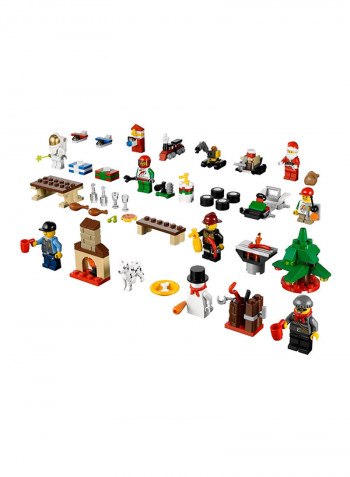 24-Piece City Advent Calendar Building Sets 60024