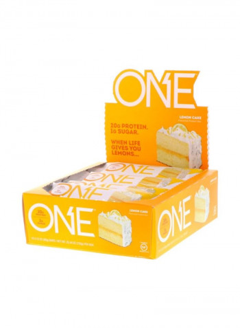 One Bar Dietary Supplement - Lemon Cake - 12 Count