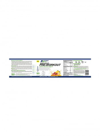 Explosive Pre-Workout Dietary Supplement - Raspberry Lemonade