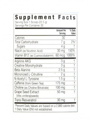 Explosive Pre-Workout Dietary Supplement - Raspberry Lemonade