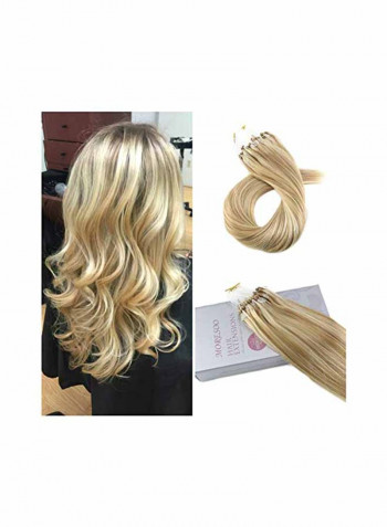 Micro Ring Human Hair Extension Brown