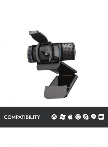 C920S Full HD Pro Webcam Black