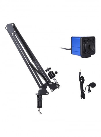 Full HD Webcam With Microphone 50x50millimeter Blue/Black