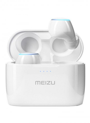 Wireless In-Ear Earphones With Mic White