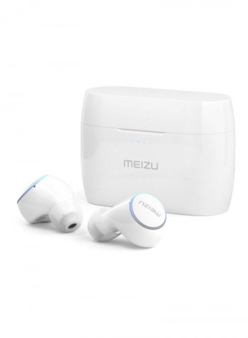 Wireless In-Ear Earphones With Mic White