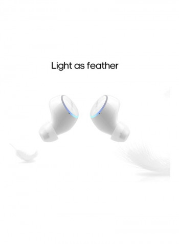 Wireless In-Ear Earphones With Mic White
