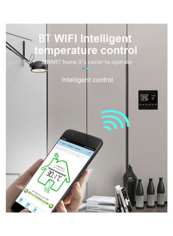 Wi-Fi Smart Thermostat Black