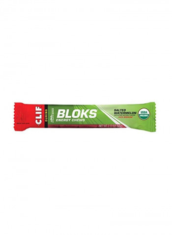 18-Piece Bloks Energy Chews - Salted Watermelon
