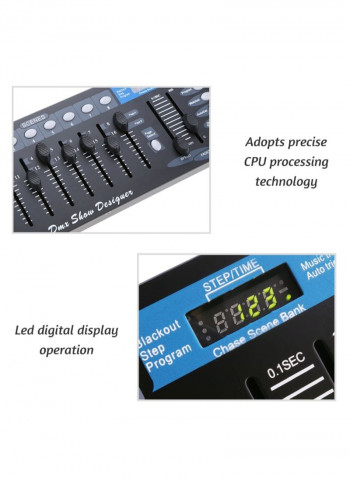 192-Channel DMX512 Light Controller Show Designer Console