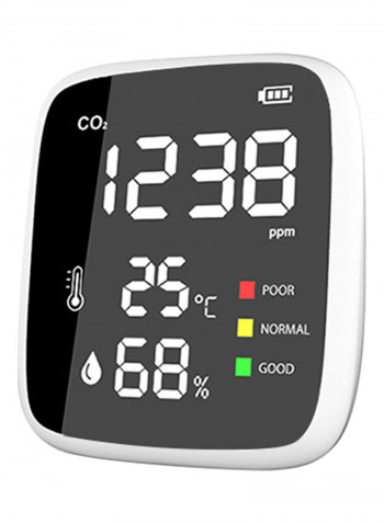 Air Quality Monitor Black/Silver