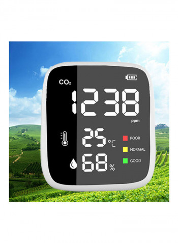 Air Quality Monitor Black/Silver