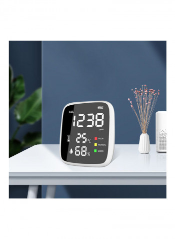 Air Quality Monitor Black/Silver