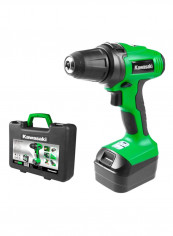 Cordless Screwdriver Drill Green/Black/Silver 11millimeter
