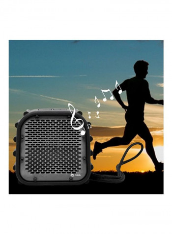 Portable Bluetooth Speaker Grey/Black