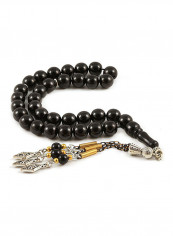 Jet Stone (Black Amber) Prayer Beads