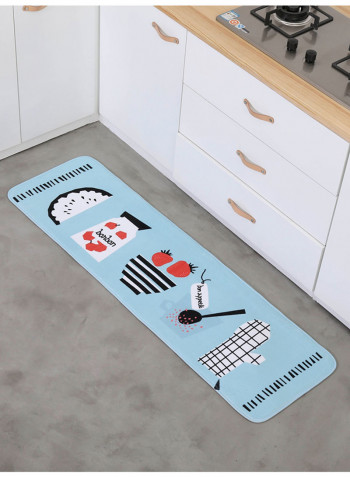 Simple Style Anti-Skid Mat Multicolour 45x177centimeter