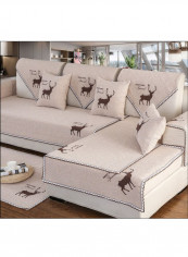 Elk Printed Soft Slipcover Beige reviews Elk Printed Soft Slipcover Beige