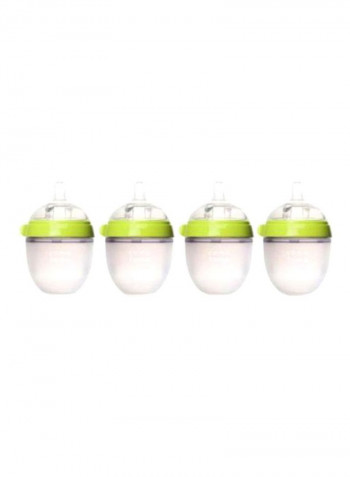 4-Piece Natural Feel Feeding Bottle Set