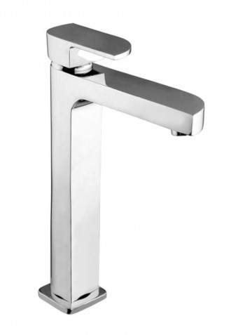 Single Lever Basin Mixer Silver 15millimeter