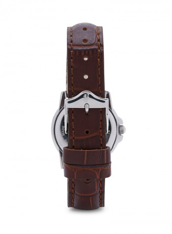 Women's Leather Analog Watch OM2