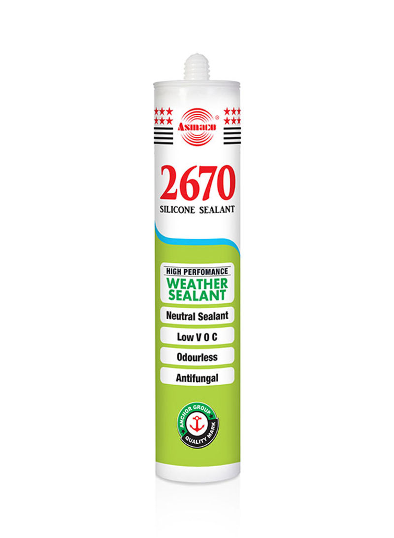 Pack Of 24 Weatherproofing Silicone Sealants Clear 340g