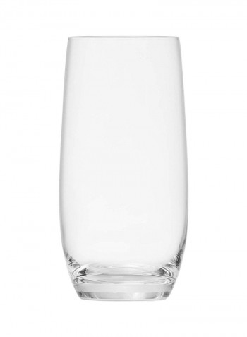 6-Piece Glass Set Clear 4.67x2.71inch