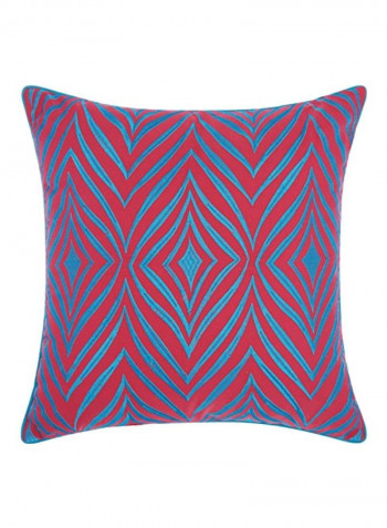 Acrylic Decorative Pillow Red/Blue 18x18inch