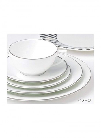Platinum Soup Plate White 9inch