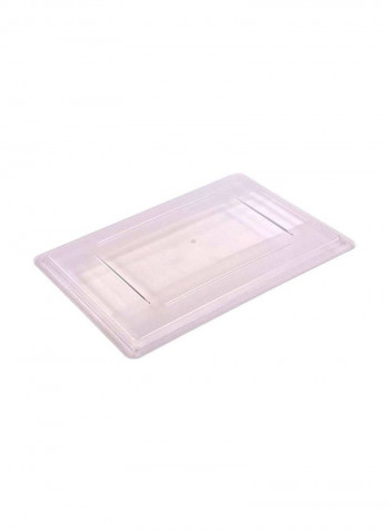 6-Piece Stackable Food Storage Container Set White 26.5x19.2x1.3inch