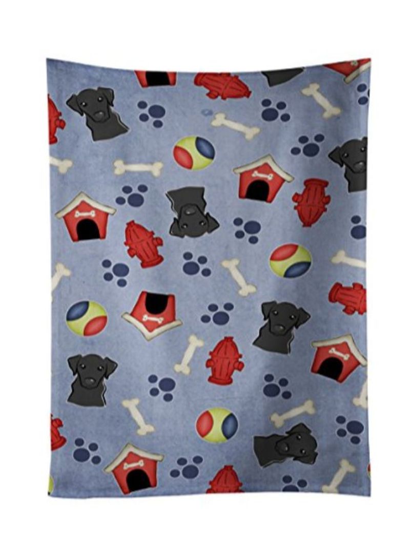 Dog House Collection Black Labrador Kitchen Towel Multicolour 14ounce
