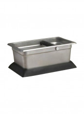 Stainless Steel Knockbox Silver 11x7inch