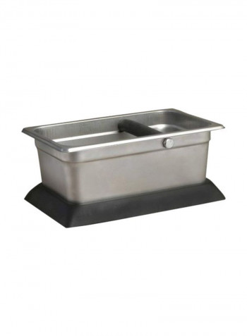 Stainless Steel Knockbox Silver 11x7inch