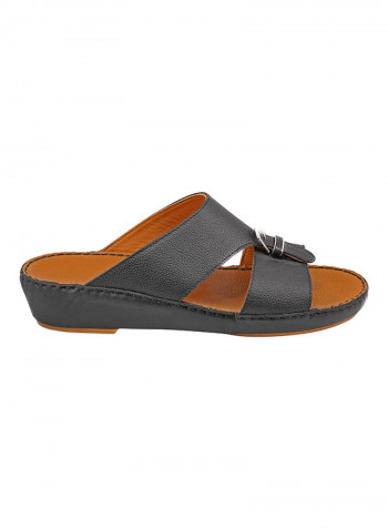 Buckle Detail Sandals Black