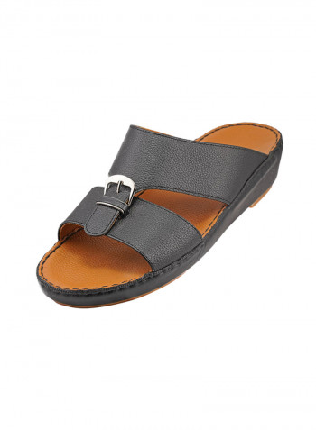 Buckle Detail Sandals Black