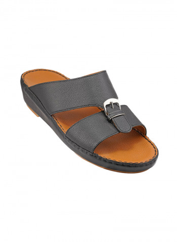 Buckle Detail Sandals Black