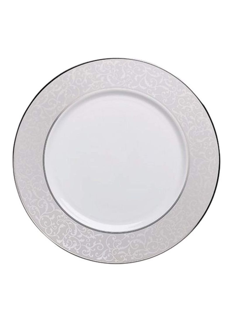 Round Serving Platter White 12inch