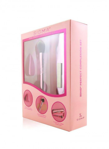3-Piece 3DHD Perfect Complexion Set وردي/أسود