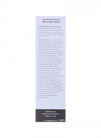 Intense Peptide Skin Recovery Complex Cream 1ounce
