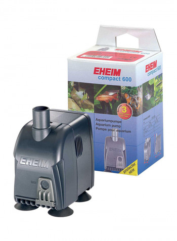 Compact Submersible Aquarium Pump Black
