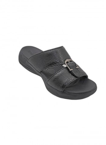 Flat Arabic Sandal Black