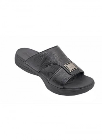 Flat Arabic Sandal Black