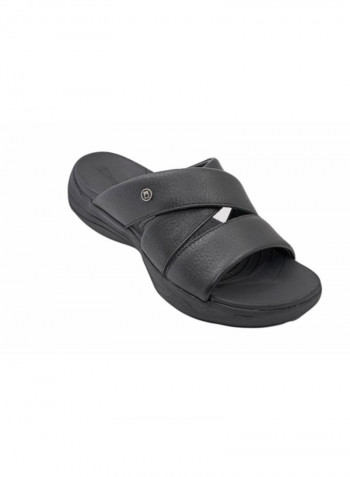 Flat Arabic Sandal Black