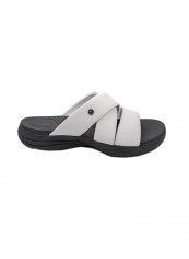 Flat Arabic Sandal White/Black
