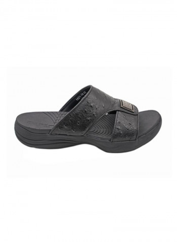 Flat Arabic Sandal Black