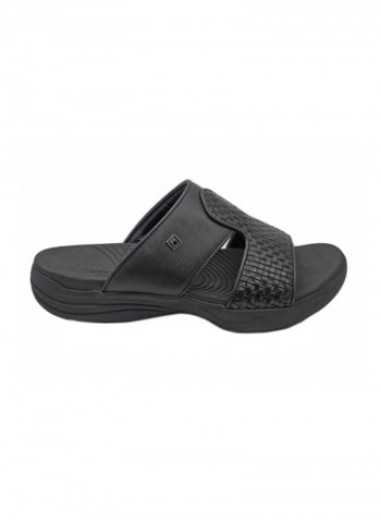 Flat Arabic Sandal Black