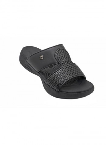 Flat Arabic Sandal Black