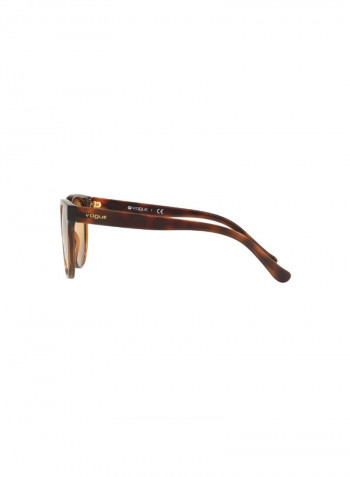 Women's Round Frame Sunglasses - Lens Size: 53 mm